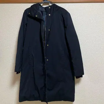 SHIPS 롱 다운 자켓 블랙 여성용 M 사이즈