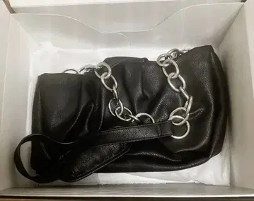 GIDEAL 블랙 체인 숄더백 F 사이즈