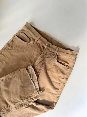 MOTHER 코듀로이 스트레이트 데님