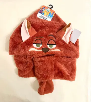 새상품 시마무라 주토피아 닉 모자 티펫 넥워머 후드