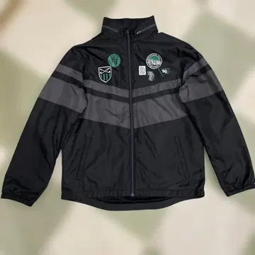 Kissmark 블랙 스트라이프 자켓 남성용 골프웨어 새상품급