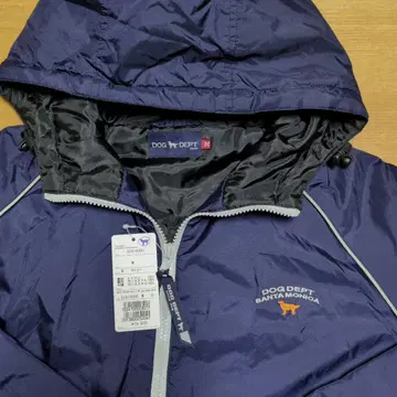 택 포함 새상품 도그 데파트 자켓 점퍼 충전솜 블루종