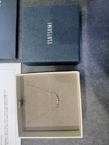 TSUTSUMI 핑크 골드 목걸이 K10PG 미사용 새상품