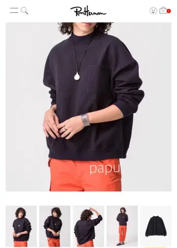 론 헤르만 모크넥 맨투맨 UNION LAUNCH