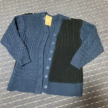 택 포함 새상품 niko and - 케이블 패치워크 튜닉