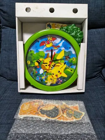 피카츄 두근두근 탐험대 태엽 시계 롯데리아 포켓몬