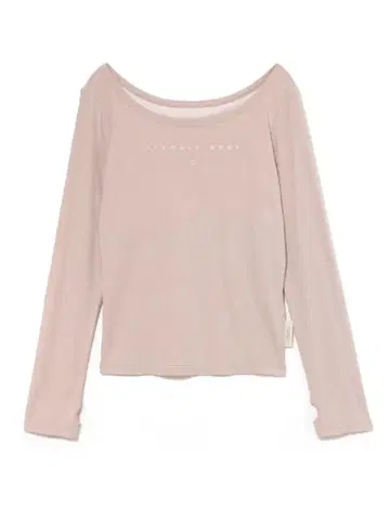 Mybebe logo tops pink beige