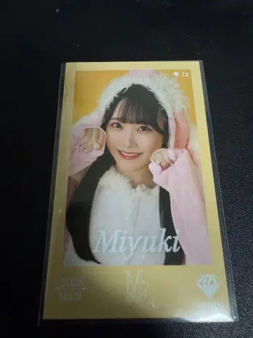 혼다 타마유키 2025 Vol.9 미니 포토 카드