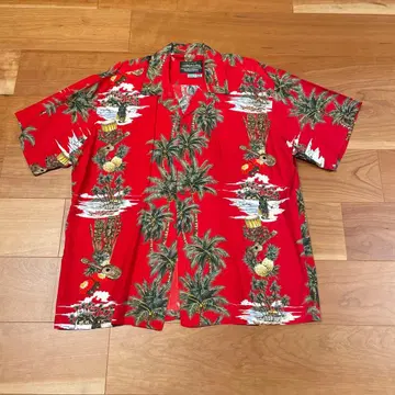 Hawaiian Reserve 알로하 셔츠 빨간색