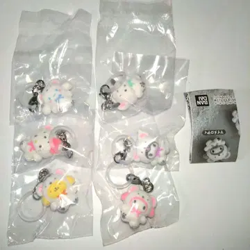 산리오 캐릭터즈 메지루시 액세서리 폭신폭신 스노우 전6종 컴플리트