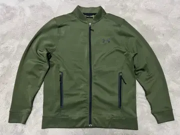 새상품급 언더아머 지퍼 자켓 블루종 L 그린