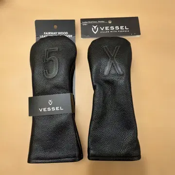 VESSEL 페어웨이 우드용 가죽 헤드커버 베젤 5,X 세트