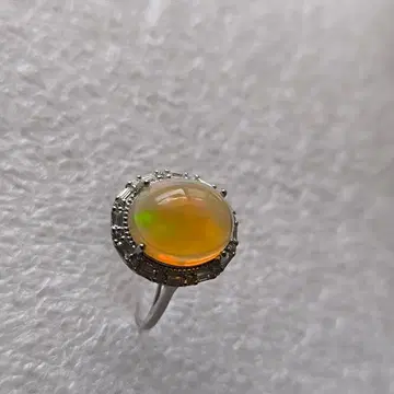 오팔 실버 반지 클래식 스타일