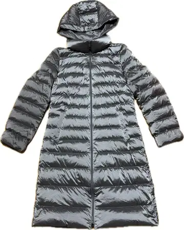 UNIQLO 울트라 라이트 다운 후디드 코트 S 브라운