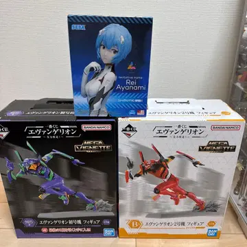 에반게리온 피규어 3체 세트