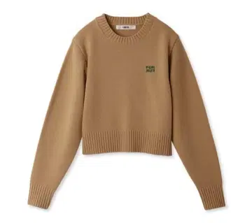 FURFUR 컴팩트 크루넥 FUR 로고 스웨터