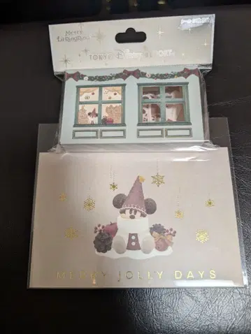 도쿄 디즈니 리조트 릴린린 [ 씰 스티커 & 엽서 1장 set ]