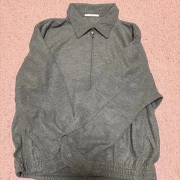 그레이 집업 점퍼