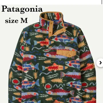 새상품 Patagonia 신틸라 스냅T 사이즈 M 피쉬 완판템