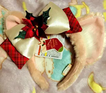 리나벨 크리스마스 머리띠 도쿄디즈니씨 2024 크리스마스 한정판 미사용