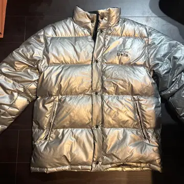 CONVERSE 실버 다운 자켓 XL