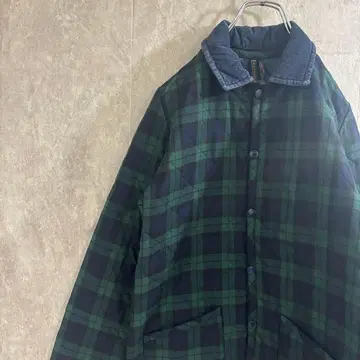 LAVENHAM 퀼팅 자켓 체크 패딩 자켓 36