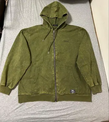 CHIP CLIP 올리브 그린 후드티 M 사이즈