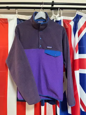 Patagonia 플리스 자켓 보라색/파랑
