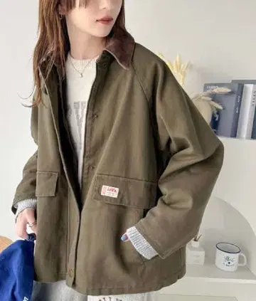 클래식 엘프 JaVa 콜라보 안감 퀼팅 코튼 워크 커버올