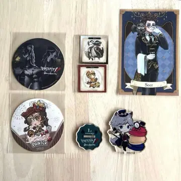 [ 6개 세트 ] 제5인격 IdentityV 아크릴 스탠드 코스터 스티커