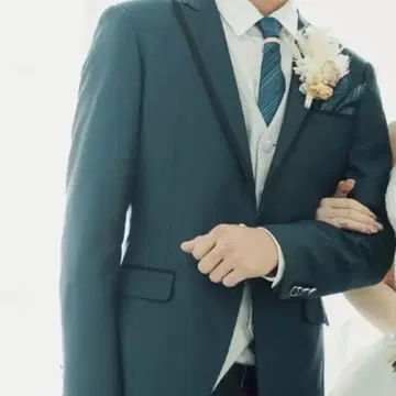 YNS 웨딩 네이비 컬러 턱시도/베스트/나비 넥타이/넥타이/잡화 세트