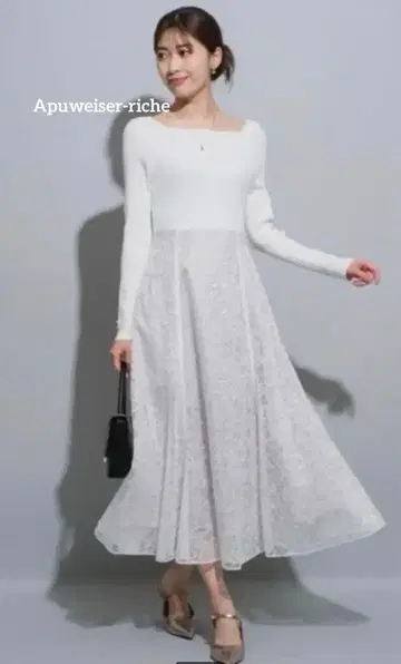 아푸와이저 리셰 레이스 도킹 원피스