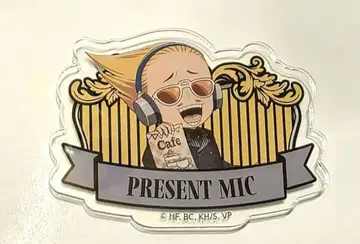 프레젠트 마이크 아크릴 배지 비질란테 애니메이트 카페 히로아카