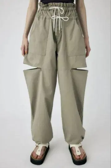 moussy DOUBLE WAIST UTILITY 카고 팬츠