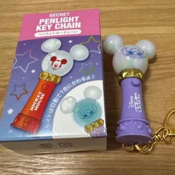 디즈니 스토어 응원봉 키링 스티치