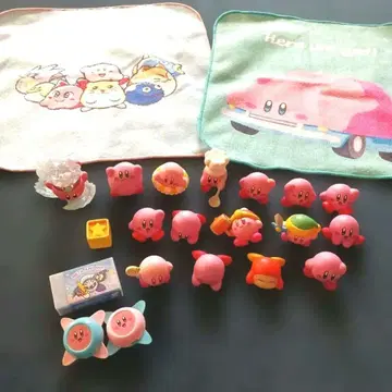 커비 미니 피규어 타월 지우개 덤