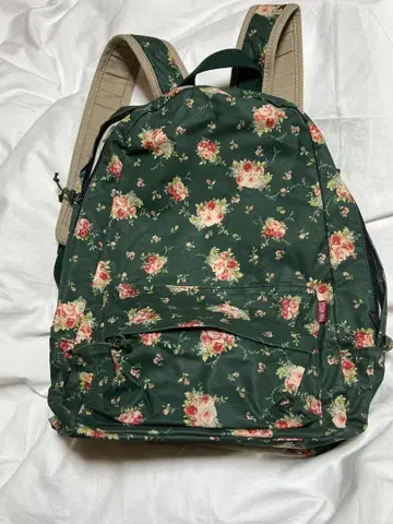 익명 배송 / 핑크하우스 메리 로즈 패턴 백팩