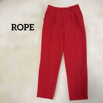 새상품급 ROPE 테이퍼드 팬츠 레드 38