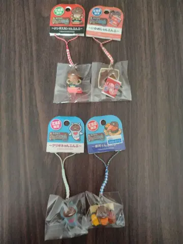 홋카이도 한정 나메코 스트랩 4개 세트 조합 상담 가능