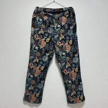 ZARA 남성용 올 패턴 와이드 팬츠