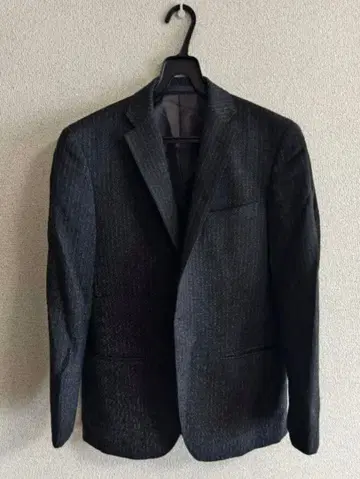 ONLY 온리 울 스트라이프 수트 M 사이즈 46 상당 그레이