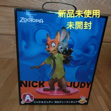 주토피아 제일복권 Happy 복권 A상 닉 & 주디 셀피 피규어