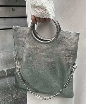 LAURA DI MAGGIO 서클 핸들 숄더백