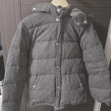 BEAUTY & YOUTH 그레이 다운 자켓 M 650FP