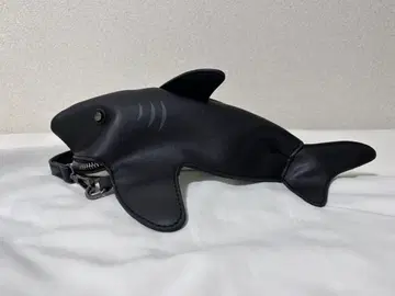 상어 모양 미니백 PU 가죽 숄더 포함