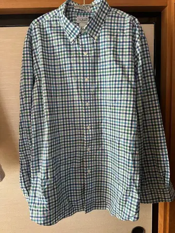 L.L.Bean 체크 무늬 셔츠 XL