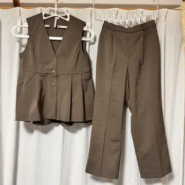 HK WORKS LONDON 브라운 셋업 M 사이즈