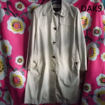DAKS 닥스 스프링 코트 베이지색 천 벨트 포함