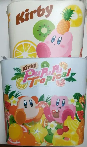 커비 푸푸푸 트로피컬 버킷 2개 세트