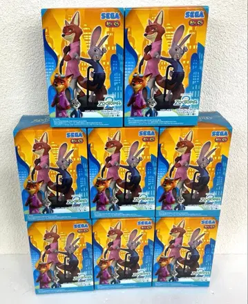 주토피아 2 프리미엄 피규어 주디 & 닉 8체 세트